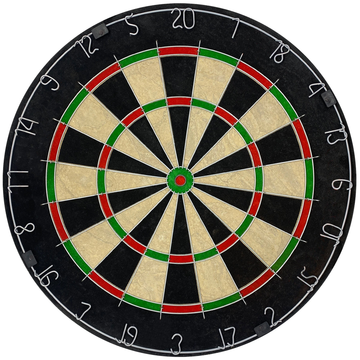 PENPEN Professional Darts Board with Increased Scoring Area Improved Dart Deflection Reduced Bounce-Outs Bristle Dartboard MY04 MegaBDM
