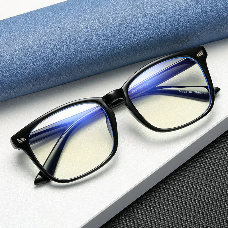 Custom Logo Hot Selling Newest Vintage Men Women Square Eyeglasses Frames Anti Blue Light Blocking Computer Glasses Men Women