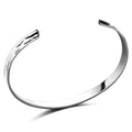 Chihang 18k Gold Stainless Steel Jewelry 6MM Wide Open Hammered Stria Bangle Titanium Steel Open Bangle Bracelet for Men