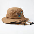 Custom Embroidery Print Logo Brand Hiking Camping Cowboy Foldable Cotton Fisherman Bucket Hat Cap