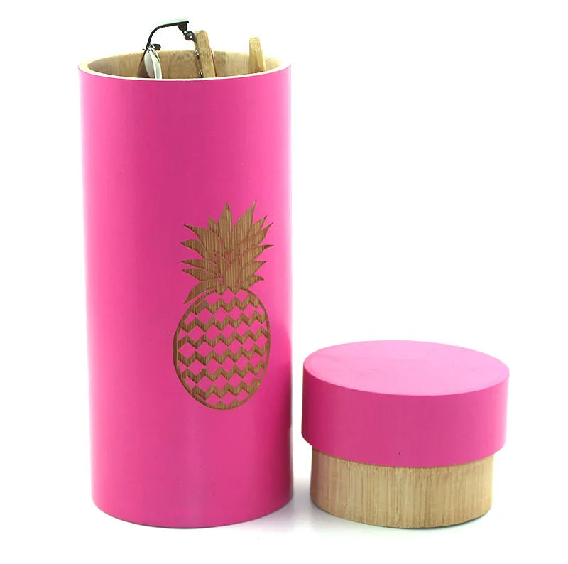 2025 Novelty Customized Laser Engraved Bamboo Wood Eyewear Cases Handcrafted with Logo on Glasses Cases & Bags
