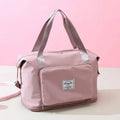 Large Capacity Waterproof Foldable Carry Bag for Weekend Travel Dry/Wet Separated Sports Fitness Handbag Fashion Style Zipper