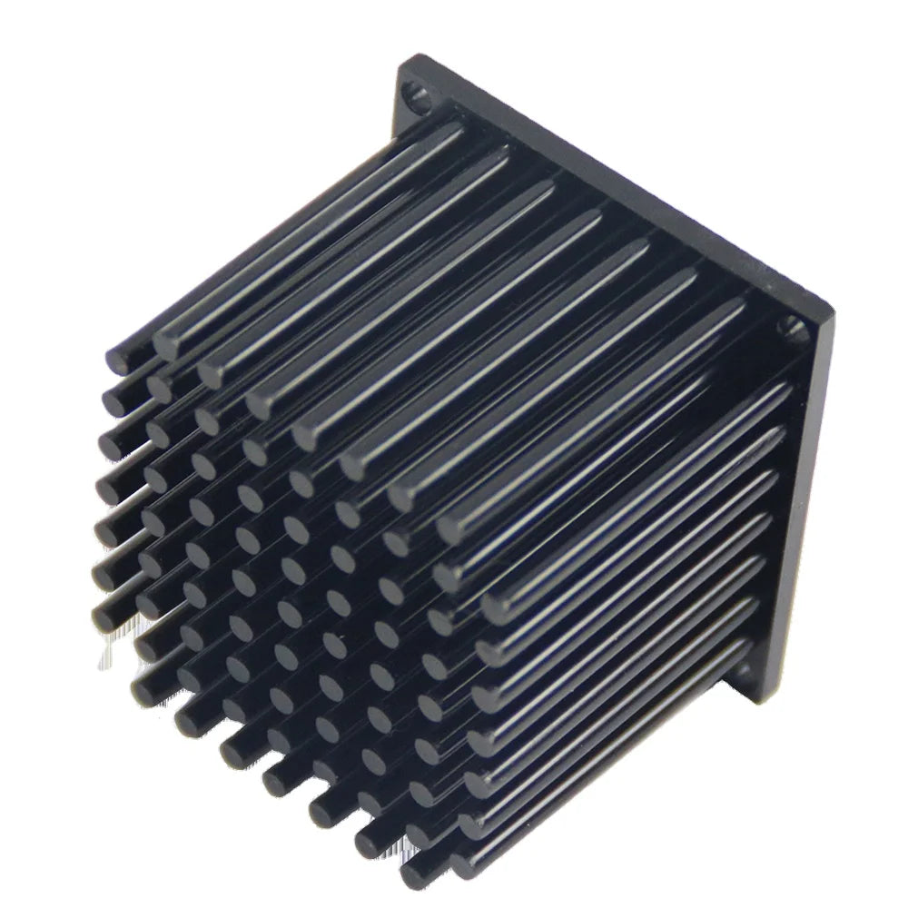 Custom Led High Power Cob Led Light Round Amplifier Heat Sink Cob Led Grow Light Heatsink Aluminum Cxb3590 95 for Led Black 100w