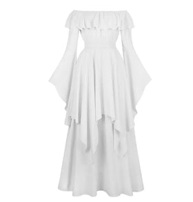Victorian Dress Renaissance Costume Women Gothic Witch Dress Medieval Wedding Dresses