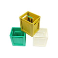 QS Hot Sale Plastic Bottle Crates Collapsible Crate Plastic Storage Crate Beer Bottle Box