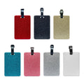 Home Decoration Sublimation Personalized Blank Polyester Luggage Tag with Strap