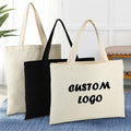 Wholesale Luxury Quality Custom logo Reusable Foldable Canvas Tote Eco-friendly Shopping Bag Cloth Grocery Shopping Tote Bag