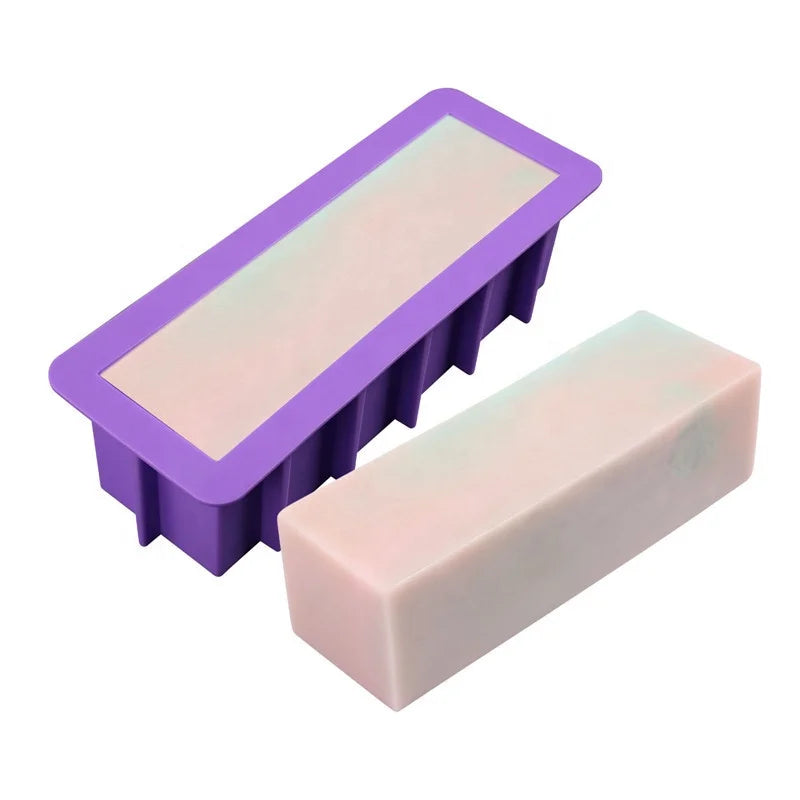 DM707 Custom Rectangular Silicone Soap Mold Toast Mold for Handmade Soap Cake Making Loaf Molds