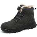 Anti Smashing Anti Piercing Work Boots High Top Velvet Labor Protection Shoes Comfortable Protective Shoes for Men