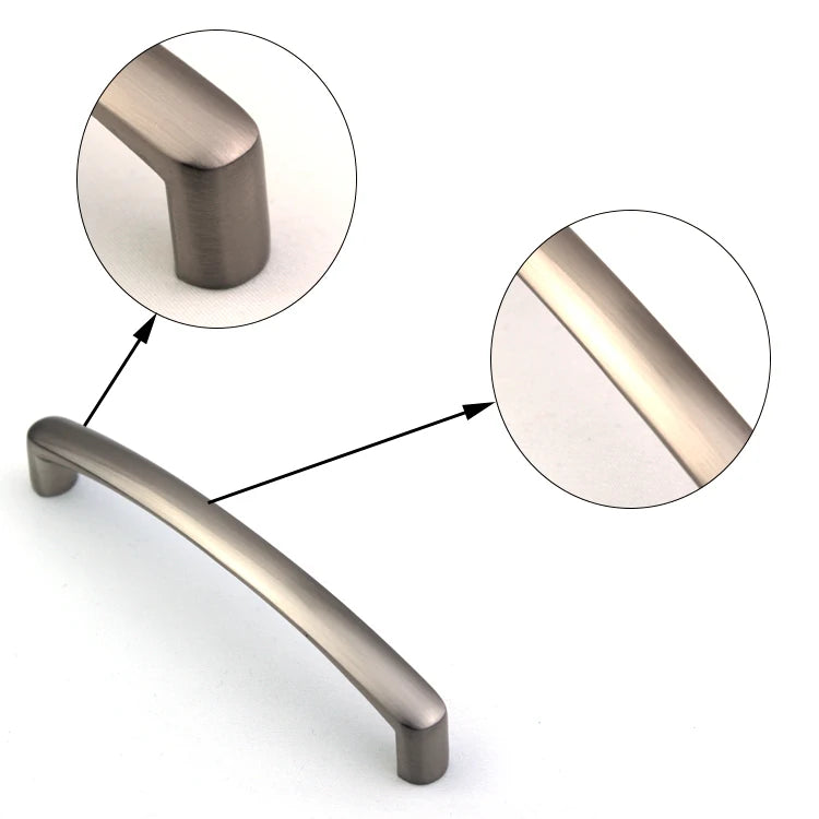 Furniture Cabinet Drawer Pull Aluminum Material Handles