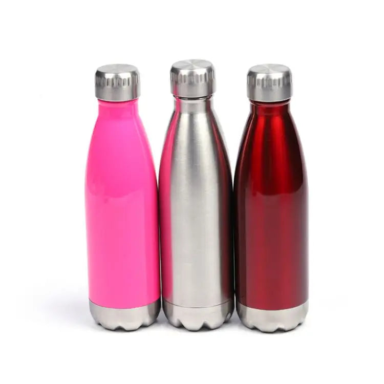 Double Wall Thermal Vacuum Flask Insulated Outdoor Sports Drink Straight Cup 18/8 Stainless Steel Water Bottles Custom Logo LFGB