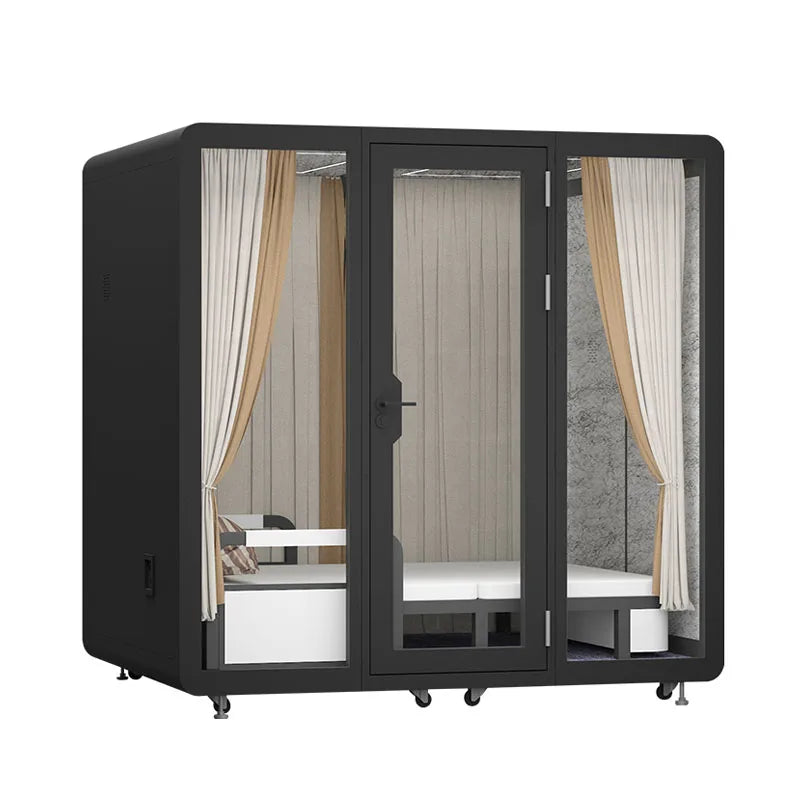 Professional Manufacturer Modern Design Steel Soundproof Office Booth Meeting Pod 40dB Noise Reduction for Hotel Office Building