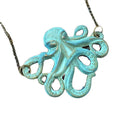 GT Retro Cthulhu Necklace Unisex Gothic Street Hipster Style with Link Chain Trendy Pirate Octopus Pendant for Wedding or Gift