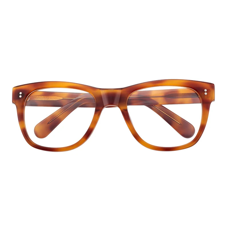 Handmade Mazzucchelli Acetate Optical Glasses Frame Classic Style with Diamond Face Shape Match Custom Logo Print