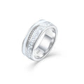 Elegant Vintage-Inspired Band Featuring Delicate Engraved Patterns 925 Sterling Silver Unisex Ring