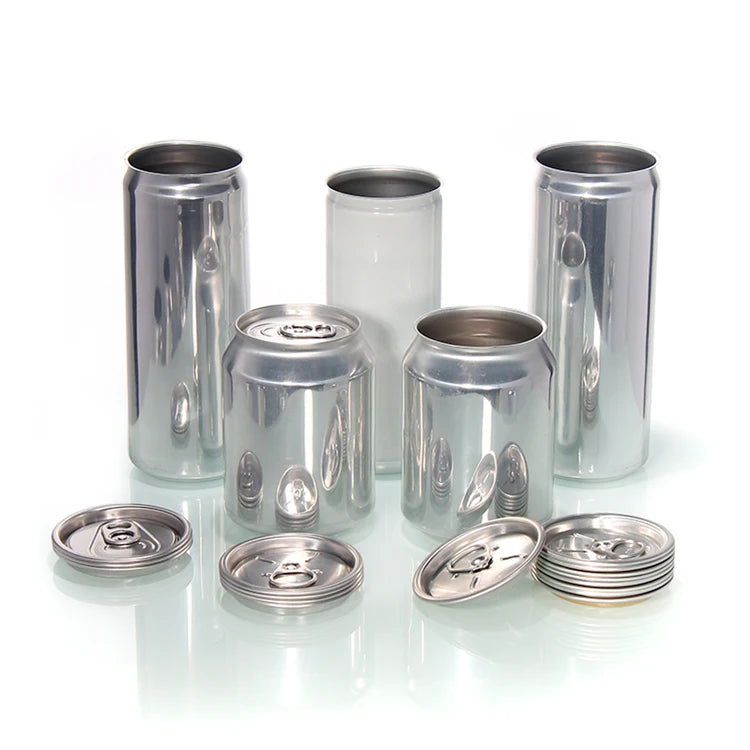 Printed Shrink Sleeve Aluminum Soda Beverage Can Packing Custom Beer Aluminum Cans Packaging Shrink Label