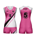 Latest Design Sublimation Custom Volleyball Uniforms Active Wear Plain Jersey 100% Polyester Quick-drying Unisex