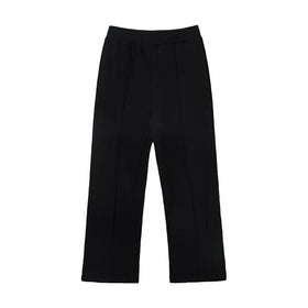 Men's Custom High Quality Casual Flared Jogger Track Pants Patchwork Elastic Waistband Mens Stacked Flare Sweatpants for Men