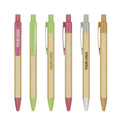 Durable 1.0mm Bamboo Ballpoint Pen Shockproof Design for Daily Use