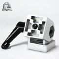 30 40 Series 8 T Slot Adjustable Connector Accessories Metal Aluminum Alloy Profile Pivot Joint Bracket with Lock Handle