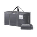 Extra Large Space-Saving Collapsible Tote Storage Bag Minimalist PP Dustproof Moving Packing Bags Zipper Home Organizer Clothes