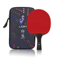 LOKI Ping Pong K5 Star Pro Carbon Performance Level Table Tennis Racket with Carbon Technology
