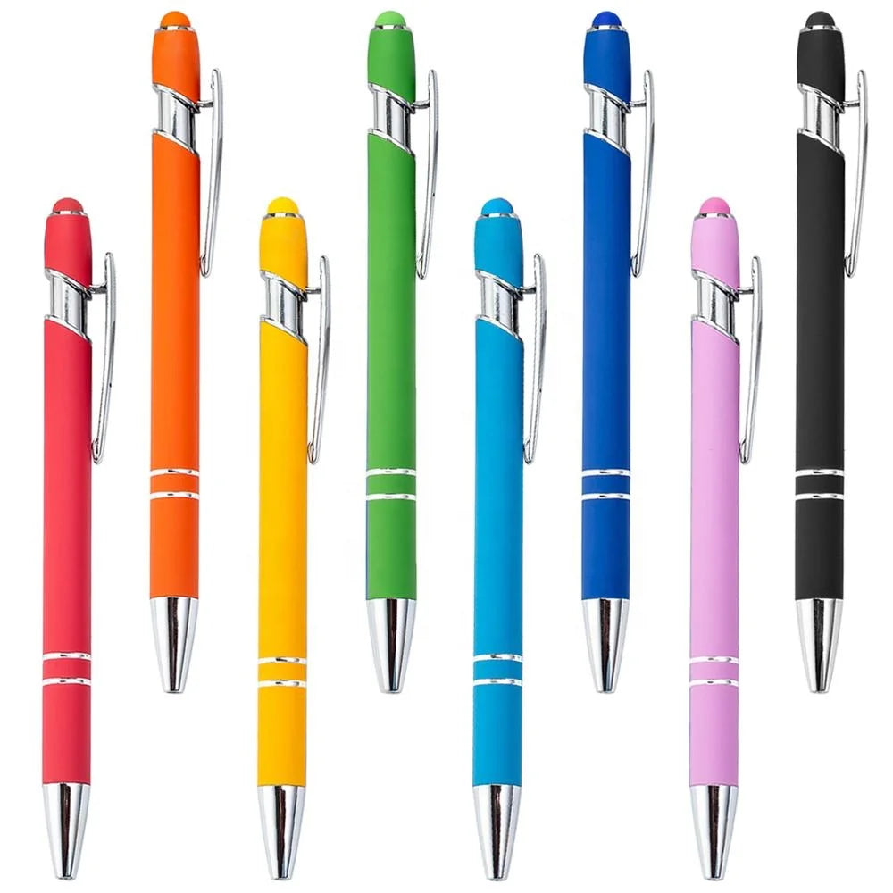 Cheap Fashion Personalized logo Promotion Active Plastic Stylus Slim Touch Screen Ball Pen
