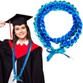 Wholesale Silk Hawaiian Ribbon Lei 115CM Graduation Prom Wedding Woven Fashion Necklace Sports Team Celebration