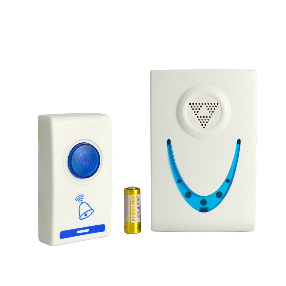 White Welcome Chinme Wireless Access Control System Doorbell Office Home Electric Door Bell Wireless