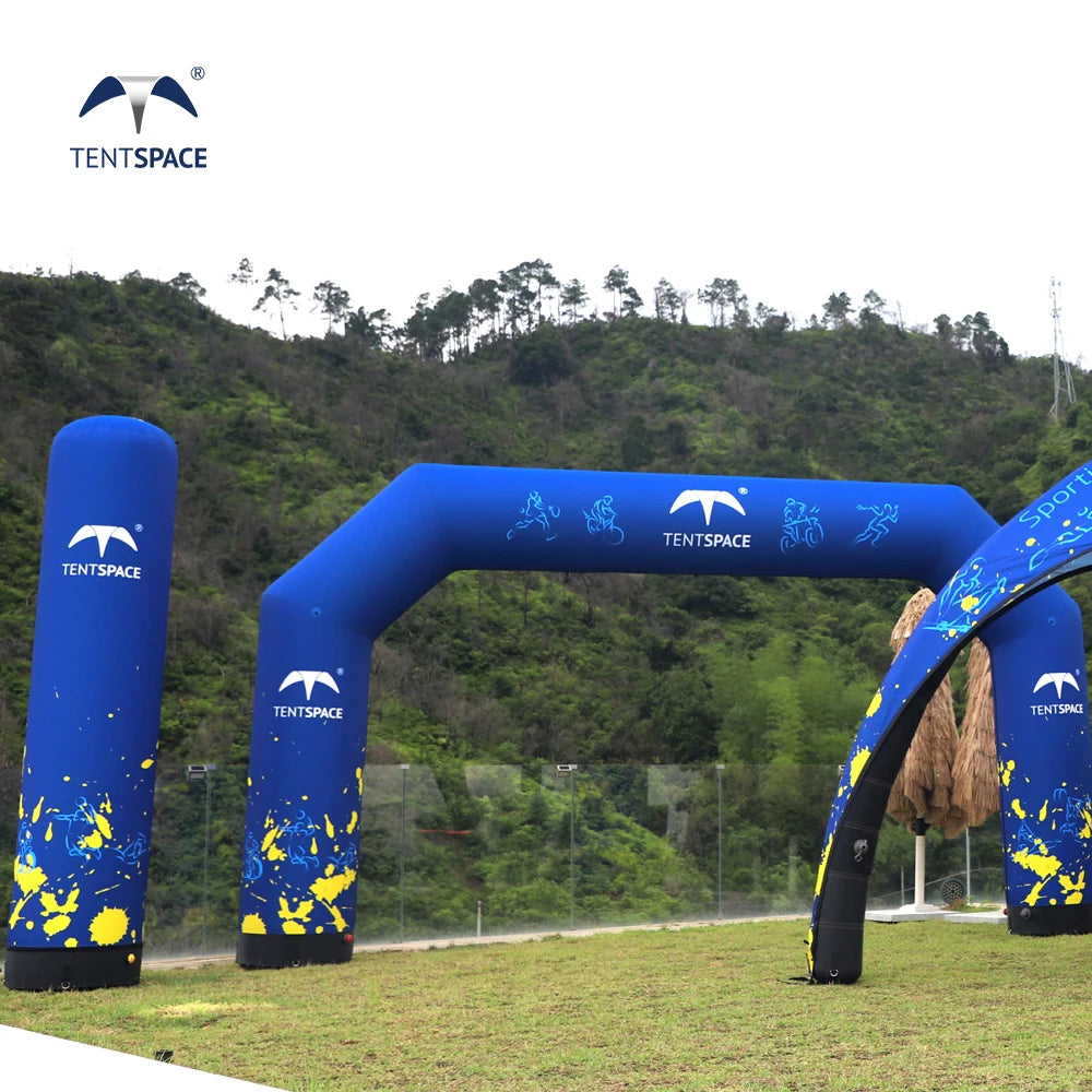Windproof Inflatable square Arch Waterproof Christmas Inflatable Arch An-ti UV Race Arch Inflat for Outdoor Activities