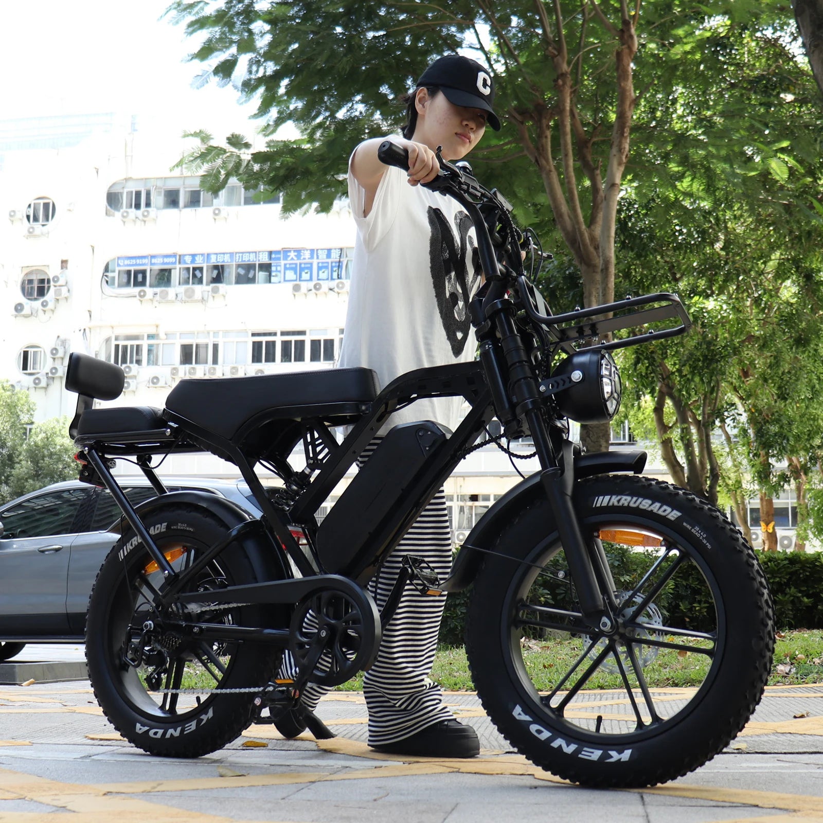 VOMO X80PRO City Life Fatbike  USA Warehouse  20inch 250W 48V 15ah  C80 E-bike City City Bike Electric Bike Ebike