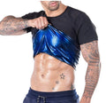 Men Shapewear Sauna Vest Body Waist Trainer Short Sleeves Mens Compression Shirt Shaper Corset Gym Underwear for Fitness