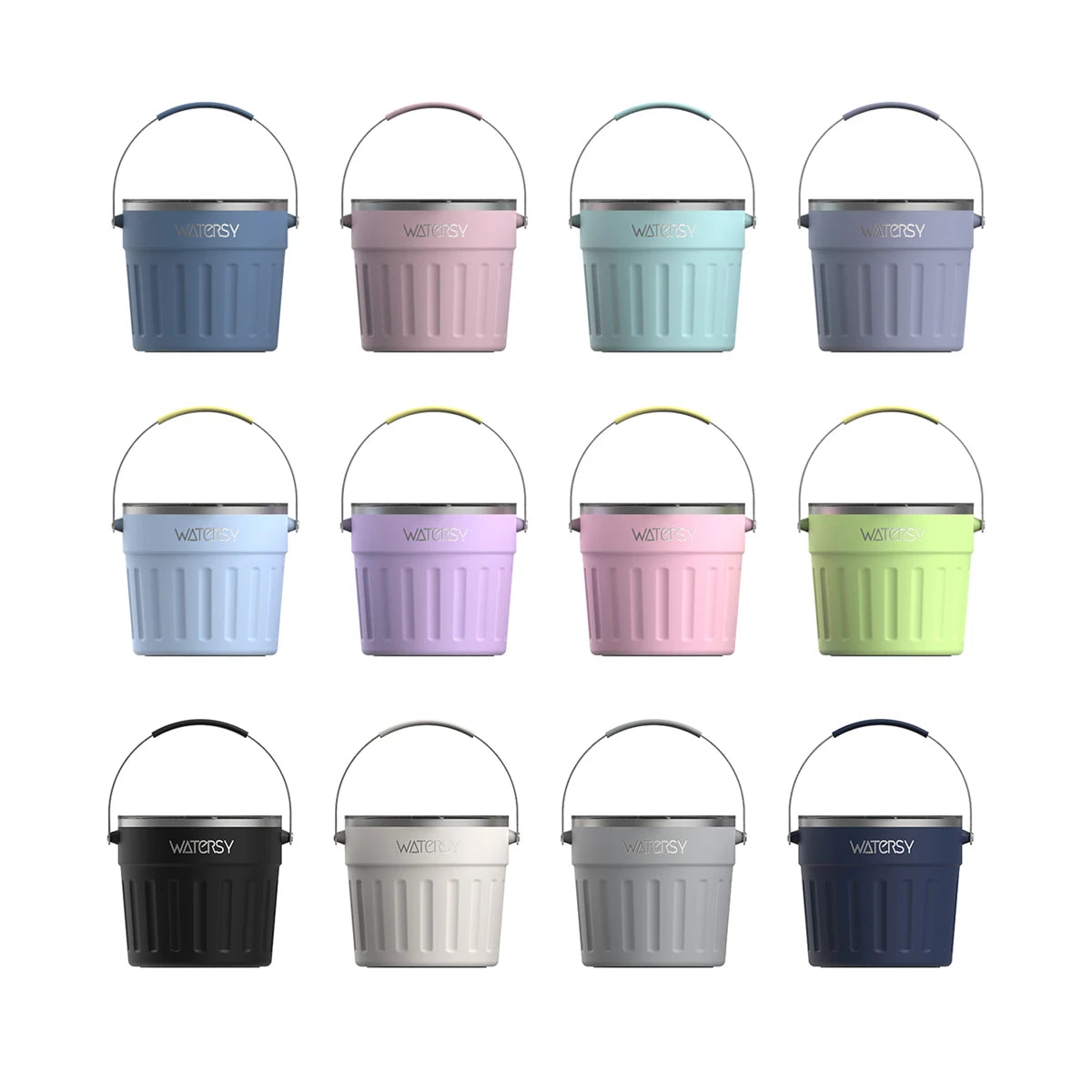 Watersy 260oz Double Wall 304 Stainless Steel Tumbler and Ice Bucket Hot Sale Reusable Drinkware for School and Party With Lid