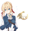 Anime Violet Evergarden Metal Bronze Brooch