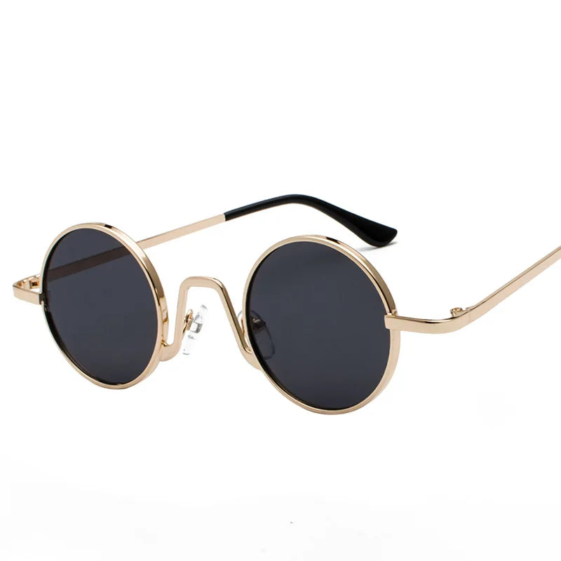 NEW Fashion Round Sunglasses Women Brand Designer Retro Sun Glasses Alloy Female Sun Glasses