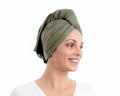 Cotton Towel 100% Cotton T-Shirt Double Layer Material Extra Large Frizz Free Ideal for Every Hair Type