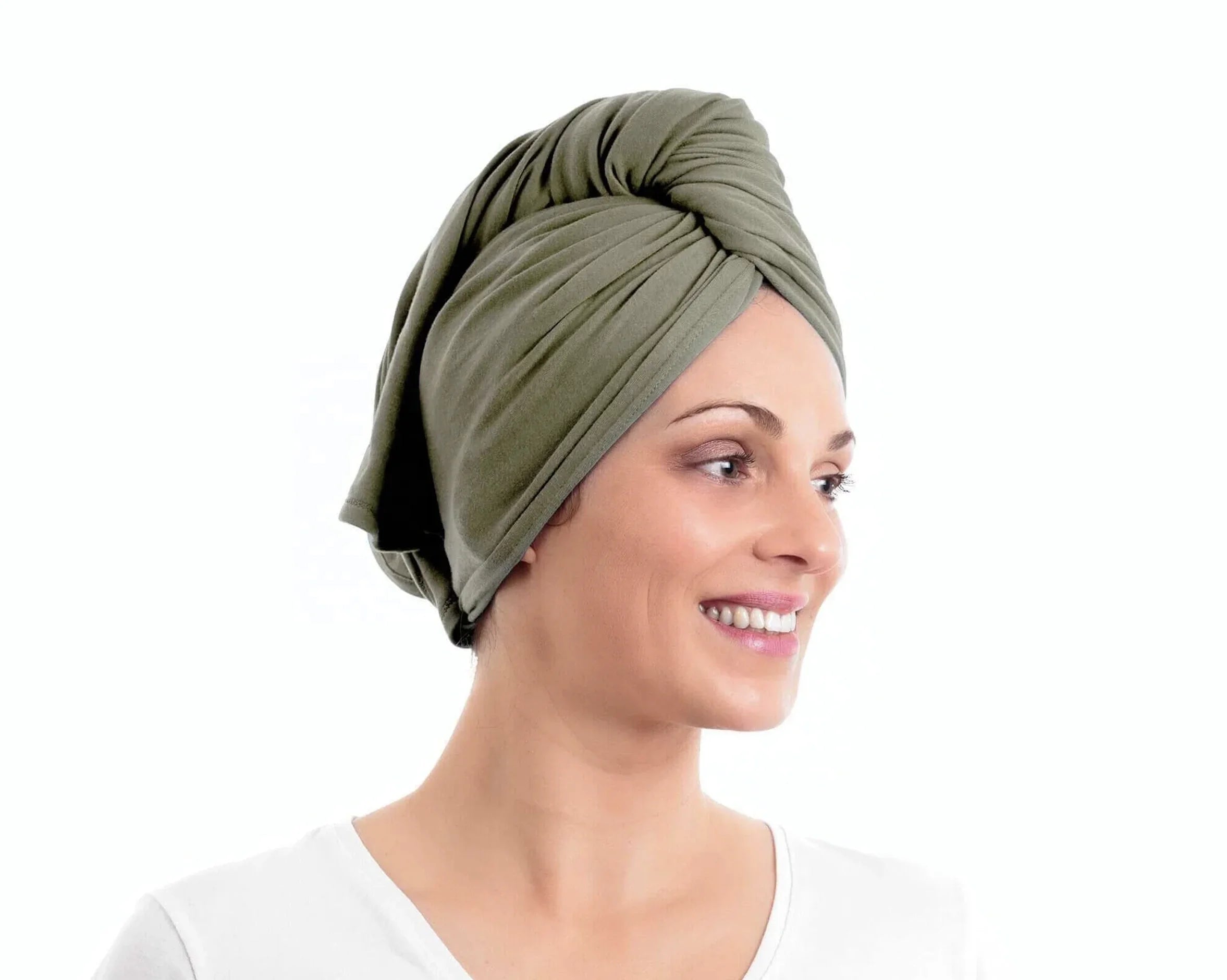 Cotton Towel 100% Cotton T-Shirt Double Layer Material Extra Large Frizz Free Ideal for Every Hair Type