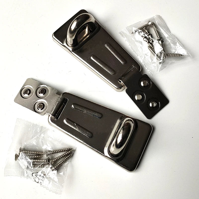 Stainless Steel Modern Bathroom Safety Lock Furniture Cabinet Hasp Latch Lock