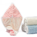 Hot Sale New Cloud Double Layer Woven Eco-Friendly Microfiber Dry Hair Cap Super Water Absorbency Quick Dry Scarf Turban Wraps
