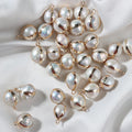 12-13mm Edison Loose Beads Natural Freshwater Pearls Gold Plated Loose Baroque Pearls for Jewelry Making Edison Loose Pearl