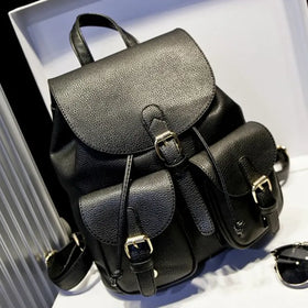 Unique Products Leather Fashion Backpack Handbag Waterproof School Backpack for Students