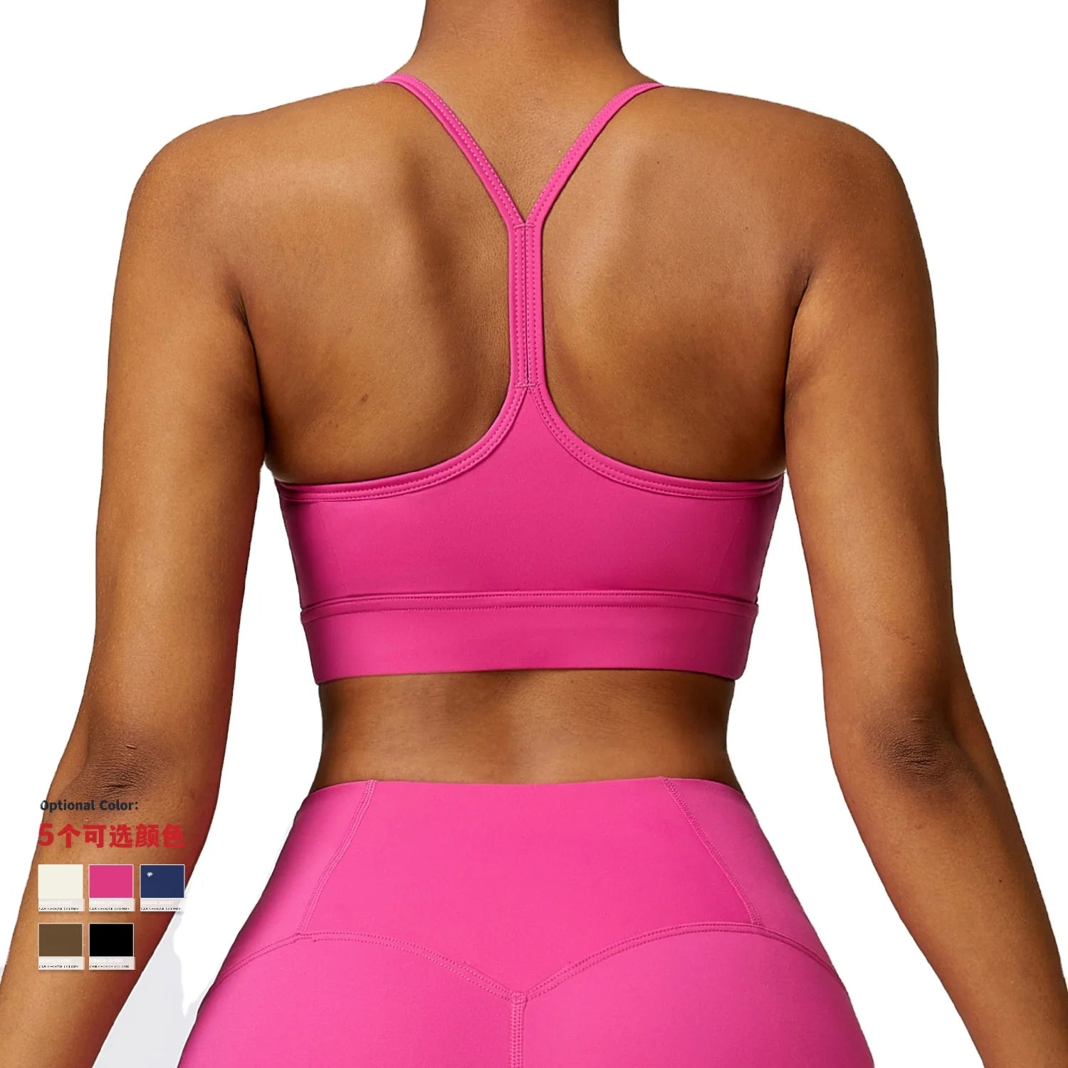 Women's Recycled  Crop  Top Bra  Recycled  Nylon Padded Yoga Bra Tops Custom Made Recycled  Sports Bra