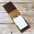 Cowhide Golf Scorecard & Yardage Book Holder Golf Record Pen Cover Golf Club Log Promotion Gift