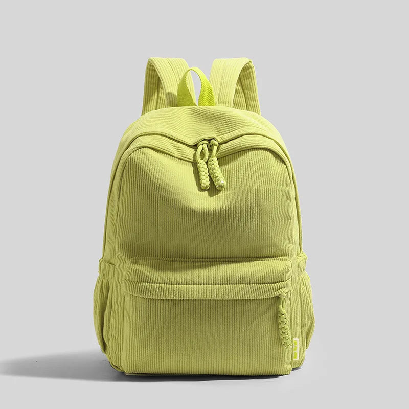 2026 New Style Zipper Waterproof Backpack Women's Commuting College Student Double-Shoulder Bag Casual Versatile Large