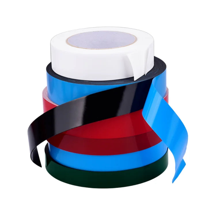 Customized 0.5mm 0.8mm 1.0mm 1.5mm 3mm Thick Waterproof High Viscosity PE Foam Double Sided Tape for Car