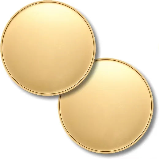 Custom Blank Metal Challenge Coin Sublimation 40mm Blank Challenge Coin for Laser