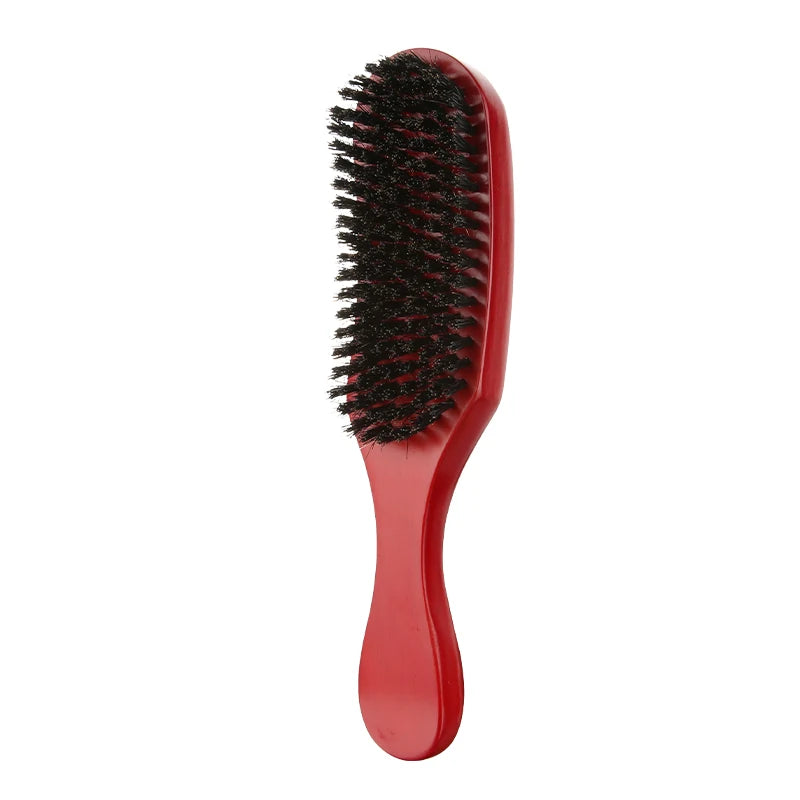 Hairdressing ECO Razor Men Shaving Comb Shaving Razor Wood Barber Neck Duster Brush