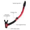 New Arrival Safety Silicone Environmental PVC Material Universal Freediving Snorkel Spearfishing Semi-Dry Snorkel for Adults