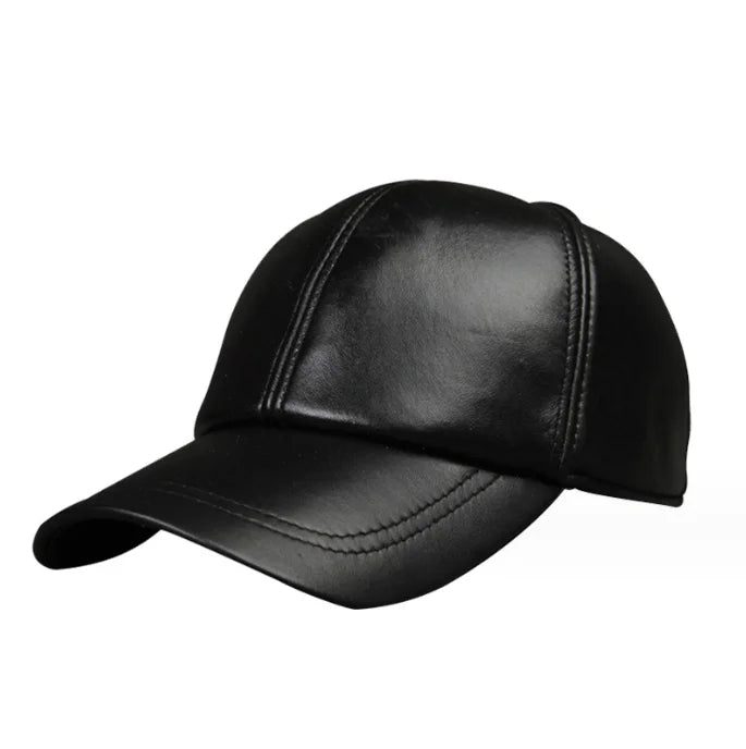 Adjustable Sheepskin Fashionable Baseball Hat for Men and Women in Autumn and Winter