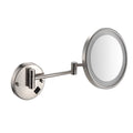8 Inch Wholesale Customization Hotel Bathroom Mirror Double Side Wall Mount Mirror With Light